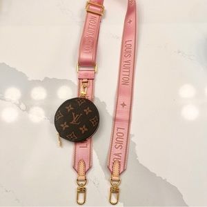 LV Strap Bandouliere Bag Coin Pouch Inspiration Pink